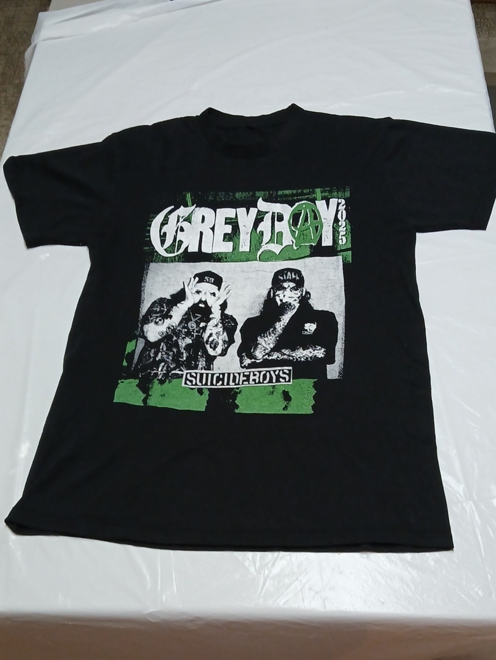 Grey Day 2025 Tour Graphic Tee T-Shirt Size S $uicideboy$ Suicideboys BONES Joey